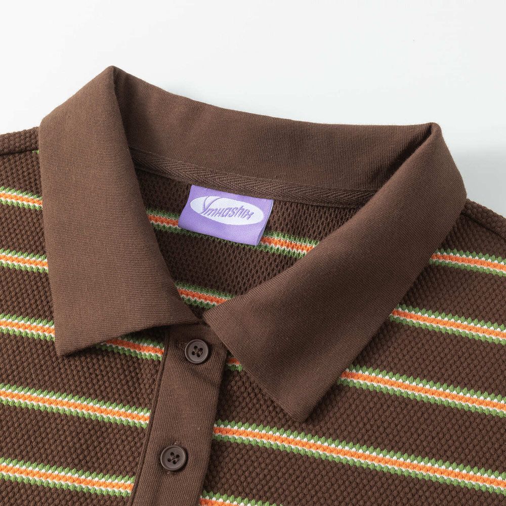Поло Ymkashix Nineties коричневое