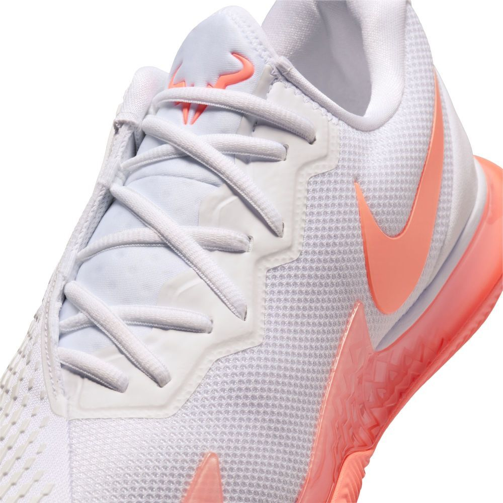 Мужские кроссовки теннисные Nike Air Zoom Vapor Cage 4 Rafa Clay - white/bright mango/white