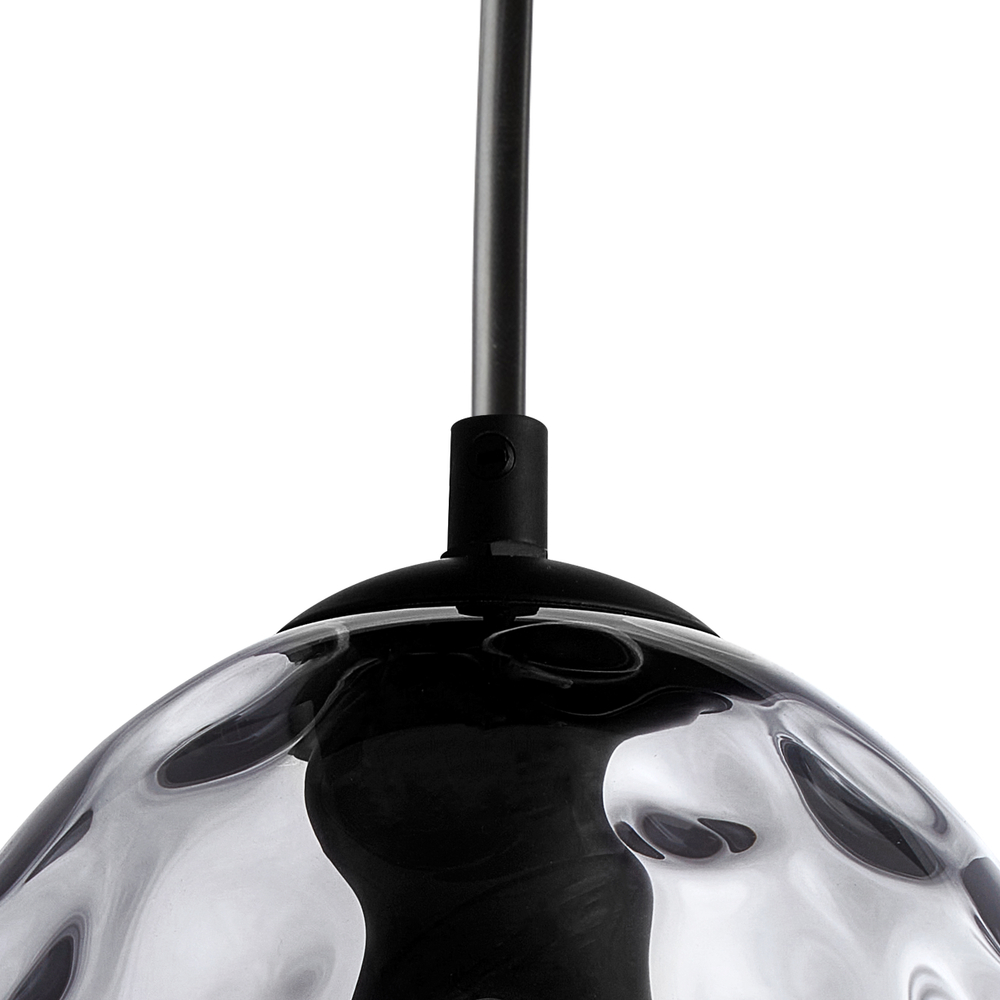 806121 Подвес NUBELLA 1х12W (led) E27 ЧЕРНЫЙ/ПЕПЕЛЬНЫЙ