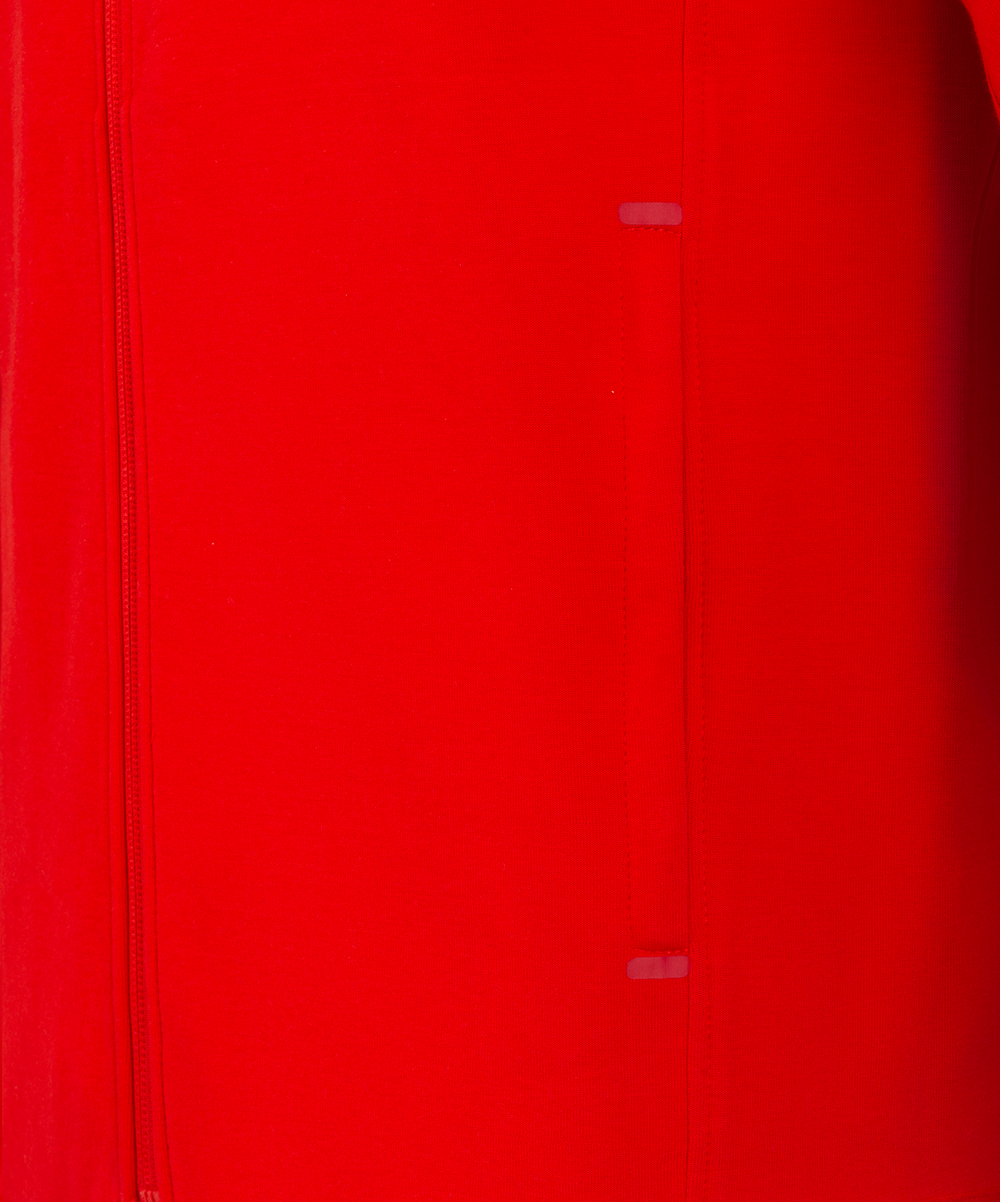 Худи на молнии ESSENTIAL Athlete Hooded FZ Jacket, красный