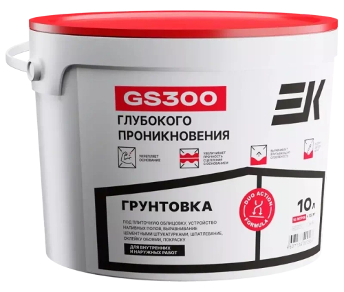 Грунтовка глубокого проникновения ЕК GS 300 DEEP (10Л)