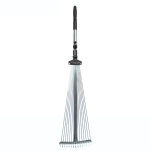 Грабли веерные алюминиевые раздвижные 15 зубьев с телескопическим черенком 1200мм ДоброСад