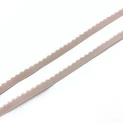 Резинка отделочная серебристый пион 8 мм (цв. 168), 641/8