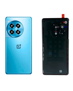 Задняя крышка для OnePlus 12R 5G голубая (Cool blue) со стеклом камеры