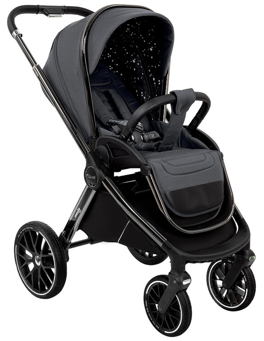 Детская коляска Pituso Mayla Lux 2 в 1 Dark Grey