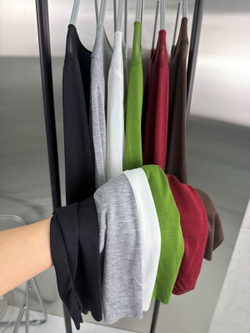 Лонгслив женский арт. 0100 цвет "серый"