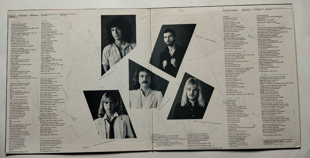 Винтажная виниловая пластинка LP Styx Cornerstone (Japan 1979) (No Obi)