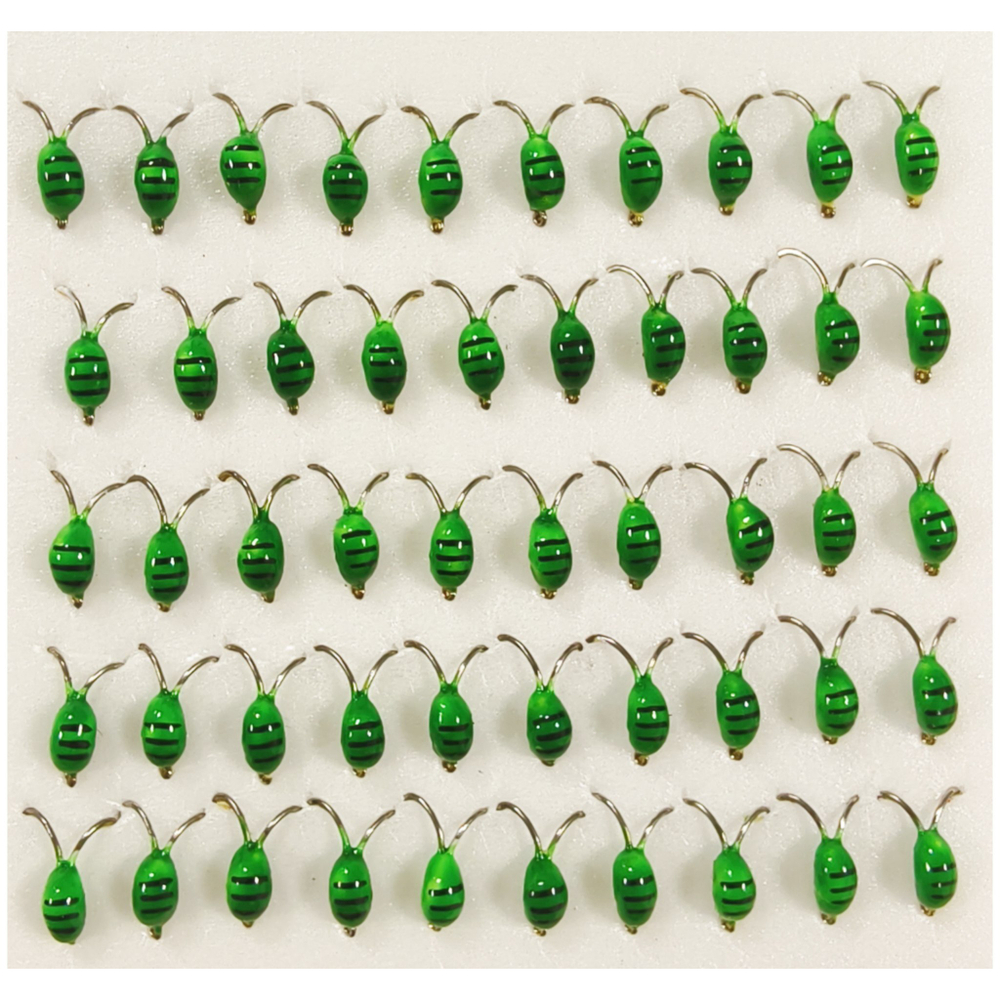 Коза d 3мм. Ультра зеленая (упаковка 50 штук)