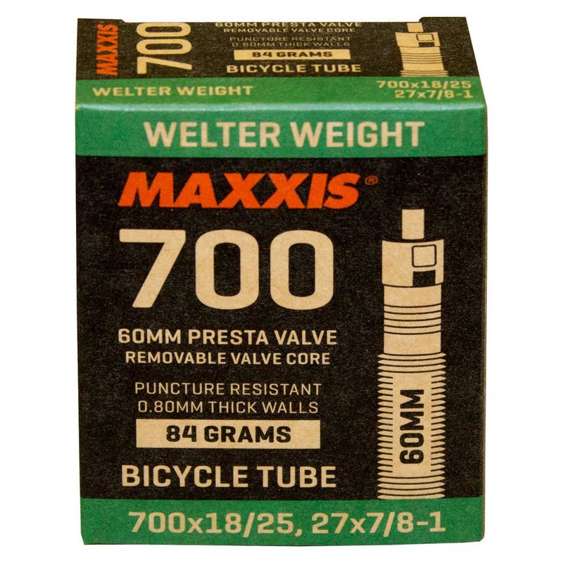Камера для шоссейных велосипедов MAXXIS WELTER WEIGHT 700X18/25, 27X7/8-1 FVSEP60