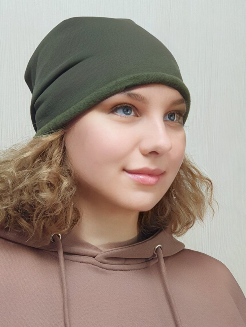 Шапка ДЖЕК хлопковая утепленная с валиком