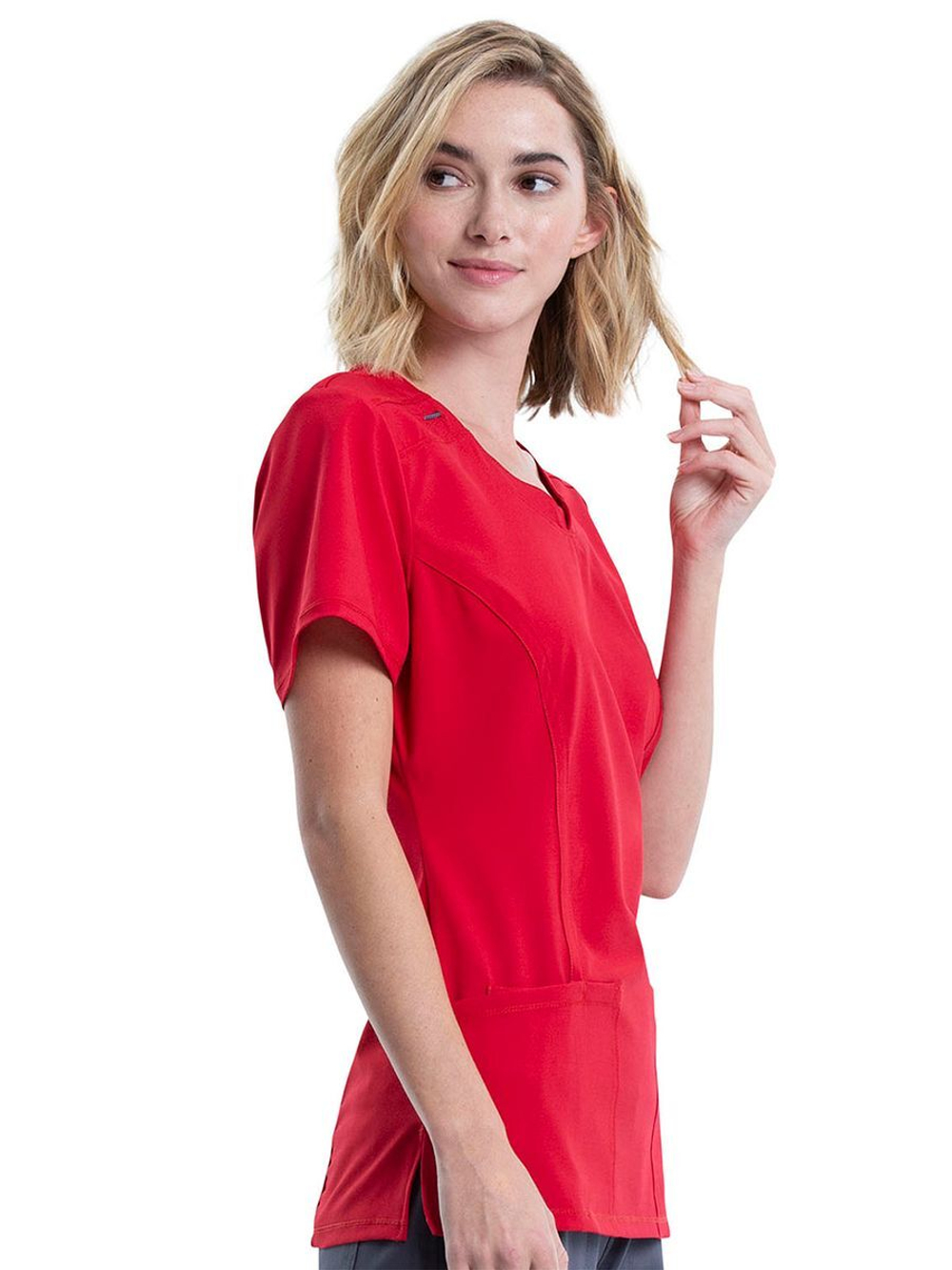 Топ медицинский женский Cherokee 2624A, красный, L