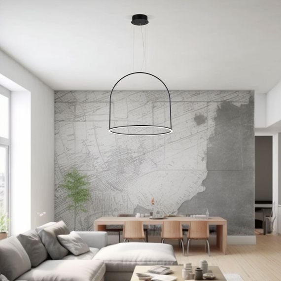 Подвесной светодиодный светильник Eurosvet Over 90323/1 черный