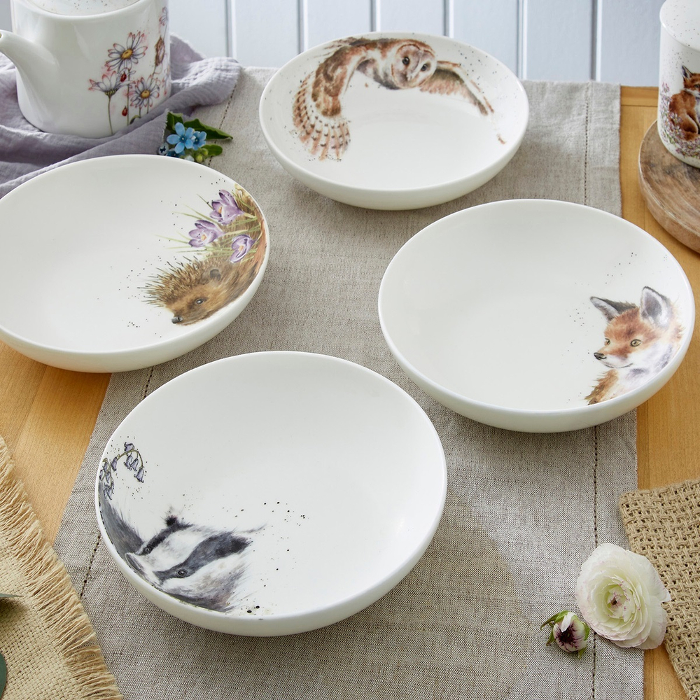 Royal Worcester - Тарелка Wrendale Designs, 22,3 см, глубокая лисица / артикул   WNB4341-XB-C  / GTIN 749151789074