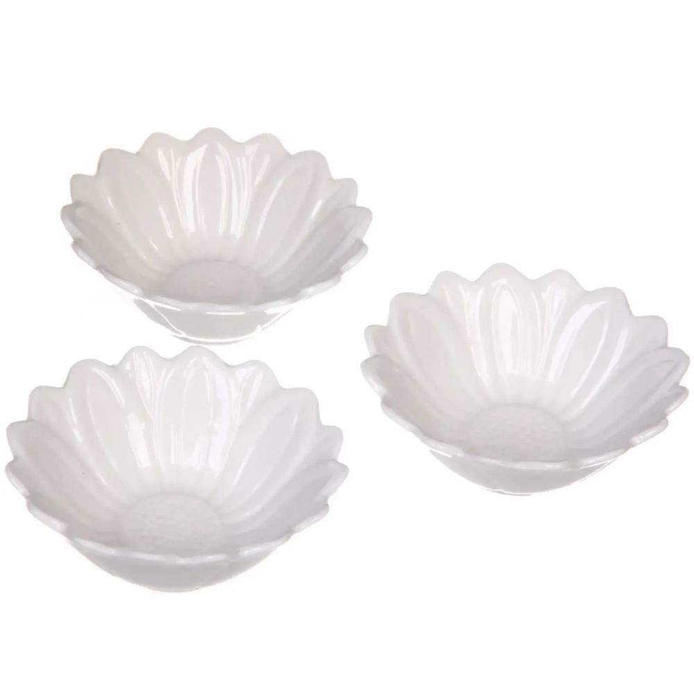 Набор соусников «White magic» 3шт «Ромашка»