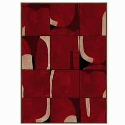 Постер Pretory 140х100 см, бордовый