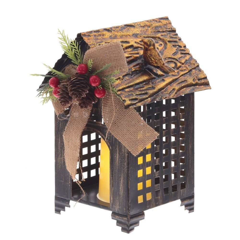 GAEM Изделие декоративное с подсветкой "Домик" (3хAAA н/п), L16,5 W22 H27,5 см