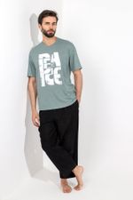 Фуфайка (футболка) мужская Герой-5 Виотекс МЕНТОЛ МЕЛАНЖ