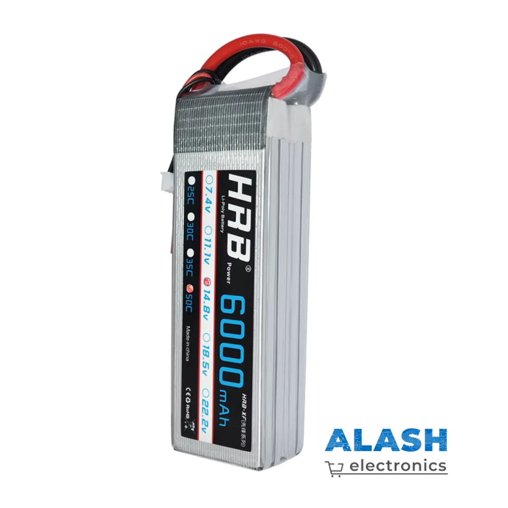 Li-Po Аккумулятор , 14.8В, 6000мАч, 50C, XT60 LiPo