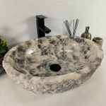 Раковина из оникса Erozy Grey EO-64600 52*42*15 0183