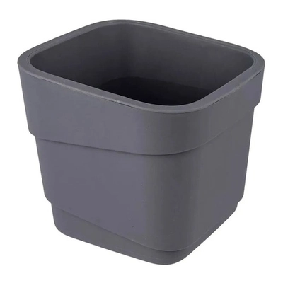 Горшок для цветов фактурный Hills 4л (d188, h176мм)(серый)