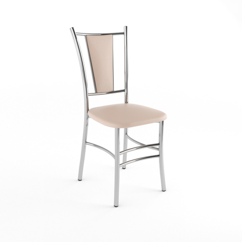 Стул Марсель Бежевый 120 / Хром