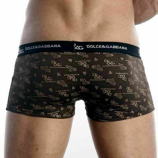 Мужские трусы боксеры коричневые D&G Brown Boxer