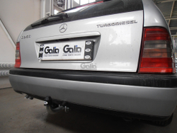 Оцинкованный фаркоп на Mercedes C-Class w202 седан / s202 универсал 1994-2000 (без электрики), Galia M025A