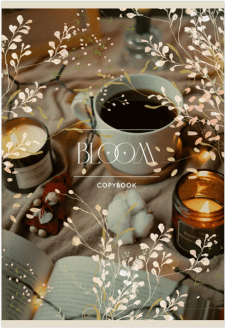 Тетрадь общая А4 48л., ХЮГГЕ, обложка - мелов.картон+выборочный УФ лак, скрепка