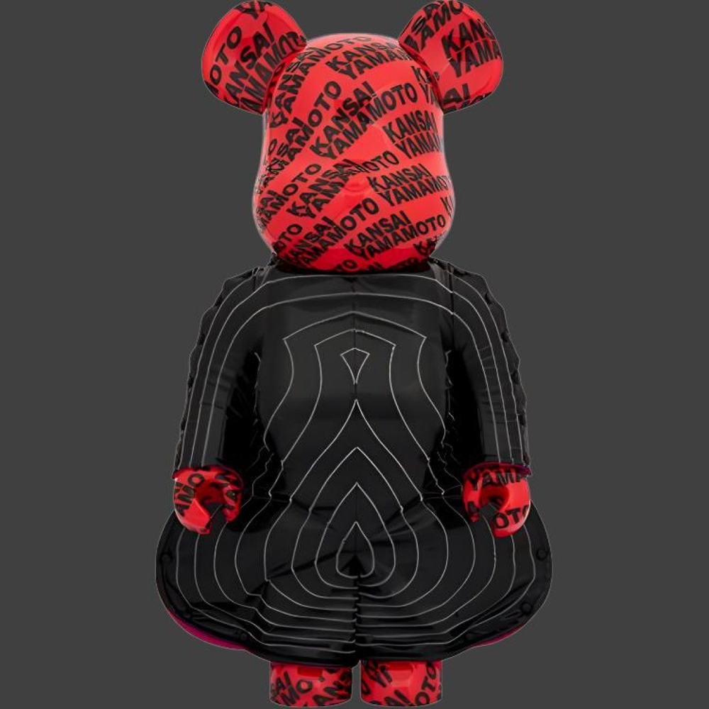 Дизайнерские игрушки BE@RBRICK KANSAI YAMAMOTO TOKYO POP1000%, BE@RBRICK-2406-0016