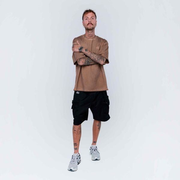 Футболка OG Logo Monochrome Buffalo бежевая - фото 6