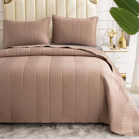 Покрывало 230x250 и 2 наволочки 50х70 Sofi De MarkO Адонис коричневое