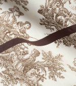 Скатерть – Круглая, коричневая, 180 см | Сельская жизнь