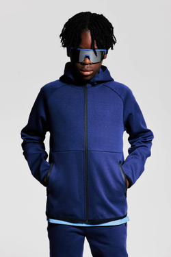 H&M Спортивная толстовка на молнии DryMove, темно-синий