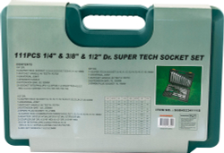 S68H5234111S Набор инструмента универсальный 1/4", 1/2"DR Super Tech, 111 предметов
