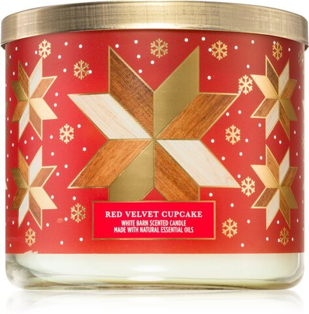 Bath & Body Works Red Velvet Cupcake - ароматическая свеча /   411  g  / GTIN 667557625553