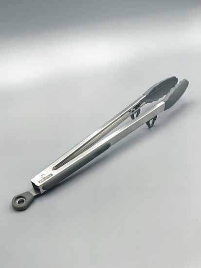 Щипцы силиконовые 35,5 см Kamille КМ 7513 с ручками из нержавеющей стали