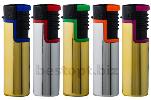 Зажигалки Турбо VOLK  (v-006)  джет пламя (25шт*40бл)