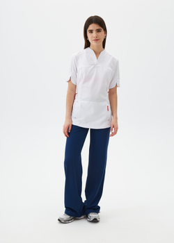 Брюки свободные медицинские женские Йошо, индиго