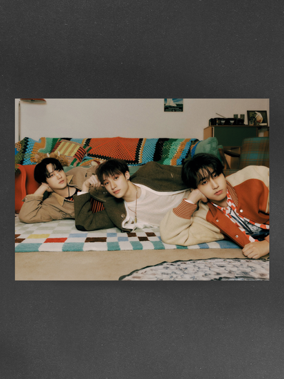 Постер A4 — Stray Kids: Changbin, Bang Chan, Han Jisung