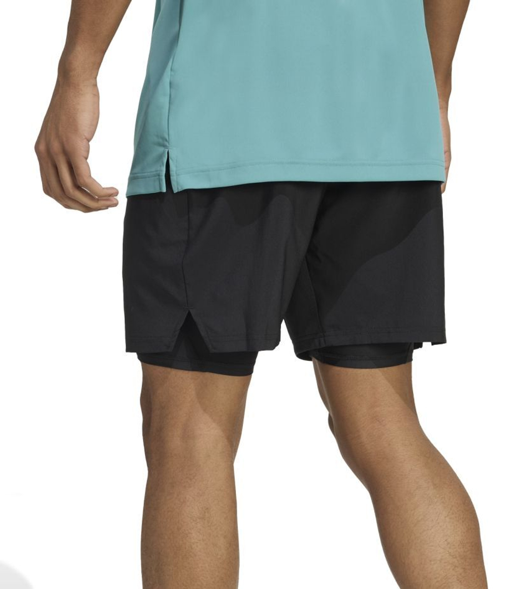 Мужские теннисные шорты Adidas Tennis Club Climacool 2in1 - black