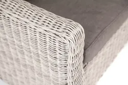 "Кон Панна" диван из искусственного ротанга двухместный, цвет бежевый