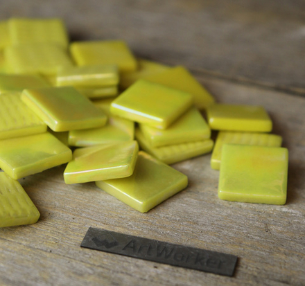 FLORY24 02Р Стеклянная мозаика 24х24х5 мм, 0,5 кг