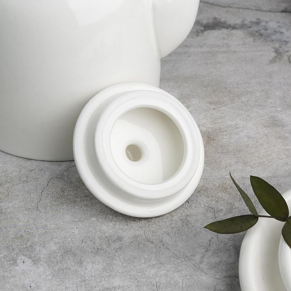 Чайник 900 мл d 12 см h14 см белый фарфор P.L. Proff Cuisine [1]