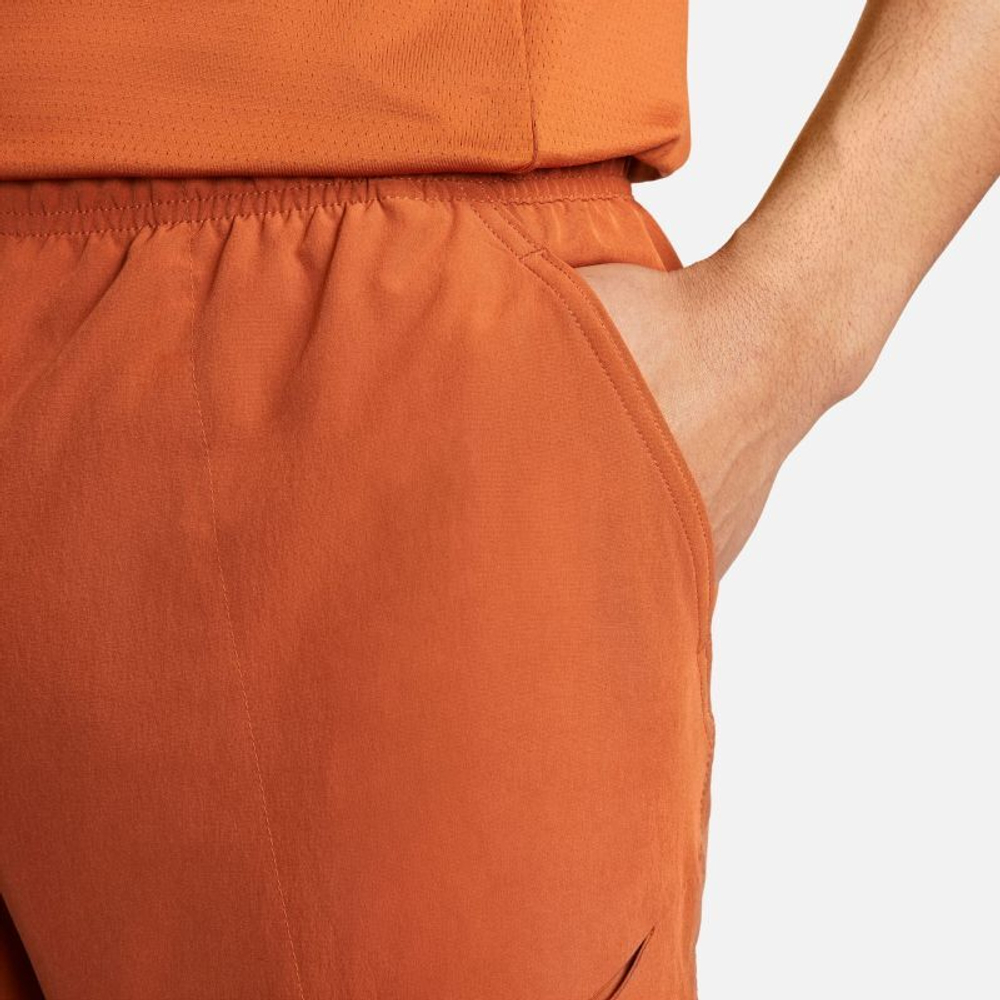 Мужские теннисные шорты Nike Court Dri-Fit Advantage Short 9in - dark russet/white