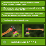 Топор с радиусным лезвием 600 г 2254 БЦМ