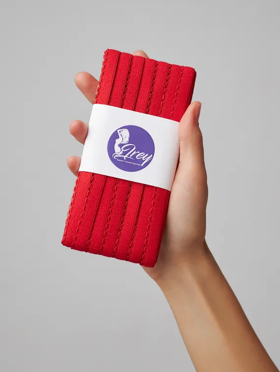 100 641/10 Резинка отделочная Lauma 10 мм, красный 100