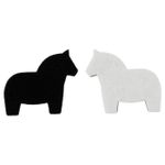 Губка для посуды IKEA HASTHAGE (ХЭСТАГЕ), Черно-Белый