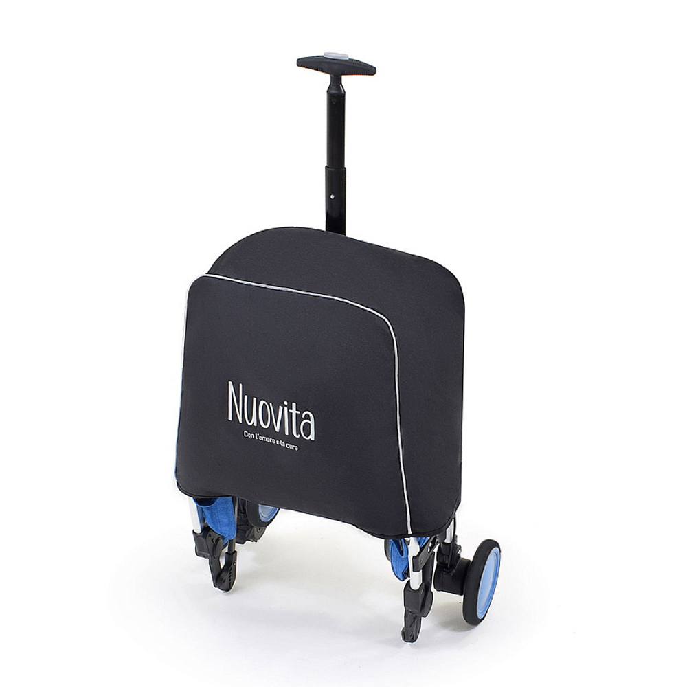 Прогулочная коляска Nuovita Giro Blu, Argento / Синий, Серебристый