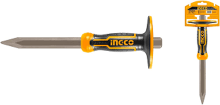 Зубило пикообразное с протектором INGCO HCC850416 INDUSTRIAL 305х16х4 мм
