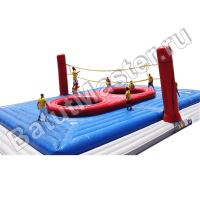 Площадка для игры в Боссабол 18*10*5 м, двухуровневый